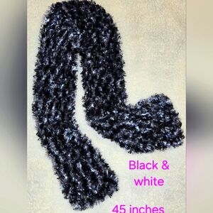 Homemade boa wool scarf